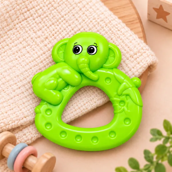 BABY_RATTLE_TOY_4_PC_SET_-_ELEPHANT_&_MONKEY_ANIMAL_RATTLES