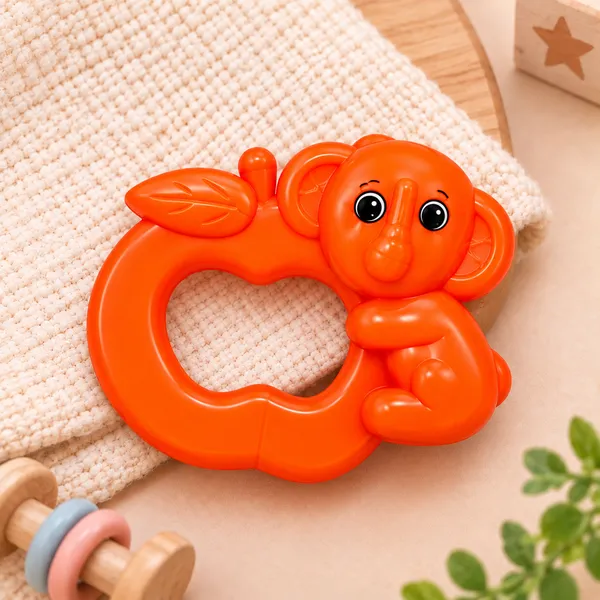 BABY_RATTLE_TOY_4_PC_SET_-_ELEPHANT_&_MONKEY_ANIMAL_RATTLES