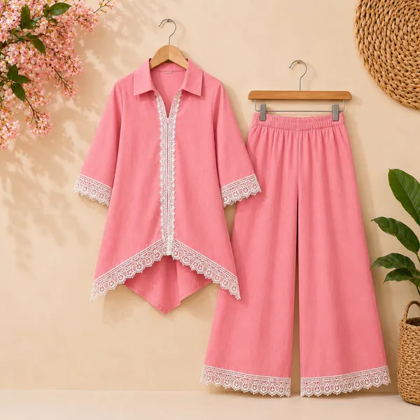 Girls_Lace_Trim_Designer_Co-Ord_Set