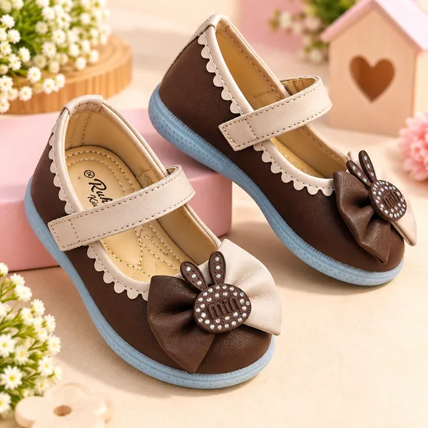 BROWN_RABBIT_BOW_GIRLS_PARTY_SHOES