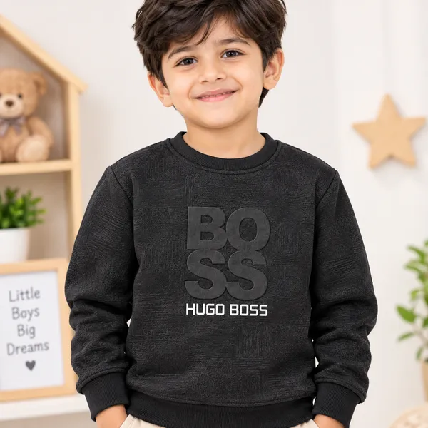 Brand_Human_Boys_Textured_Sweatshirt_With_Hugo_Boss_Print