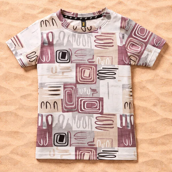 DOLPHIN_TRENDY_PRINTED_KIDS_CO-ORD_SET_(T-SHIRT_&_SHORTS_COMBO)_�_ABSTRACT_SUMMER_COLLECTION