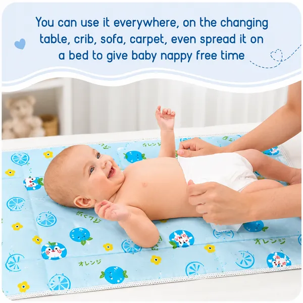Multi_Purpose_Baby_Mat_Set_Of_3_Diaper_Changing_Mats_+_1_Waterproof_Sheet