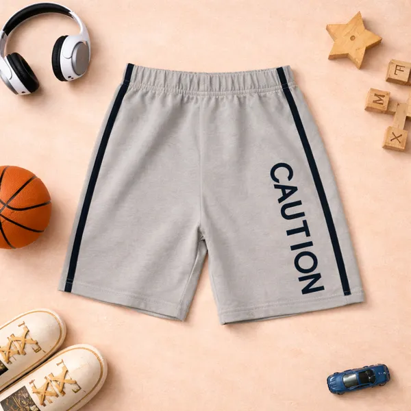 Tuffy_Boys_Cotton_Co-ord_Set_Caution_Smiley_Printed_T-Shirt_&_Shorts_Outfit
