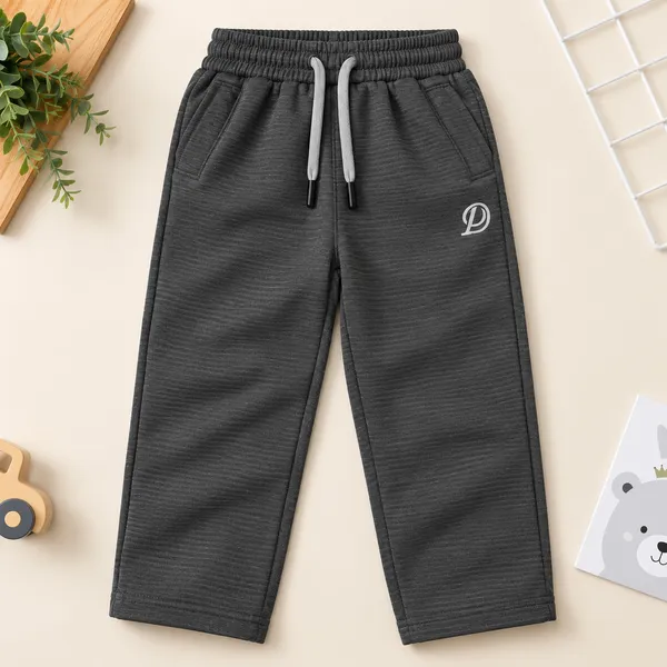 DC_Kids_Solid_Casual_Track_Pants_with_Drawstring