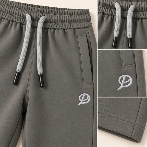 DC_Kids_Solid_Casual_Track_Pants_with_Drawstring