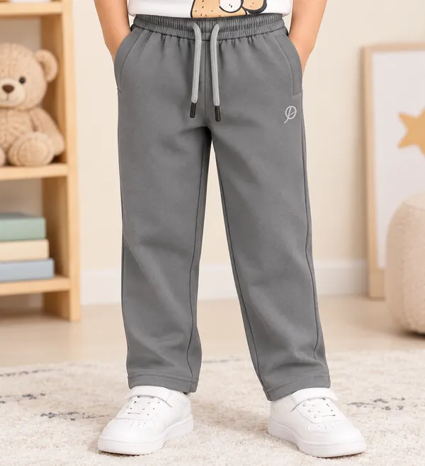 DC_Kids_Solid_Casual_Track_Pants_with_Drawstring