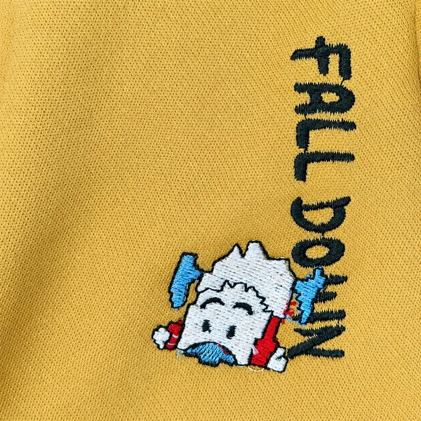 GUFFKID_"FALL_DOWN"_GRAPHIC_SWEATSHIRT_&_TWILL_TROUSER_SET