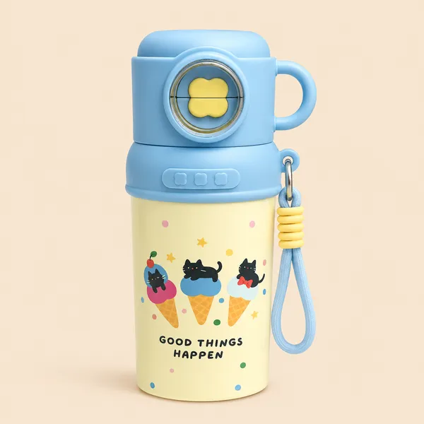 Cute_Cat_Print_Kids_Water_Bottle_with_Silicone_Cover_&_Handle_|_Leakproof_School_Water_Bottle_for_Boys_&_Girls
