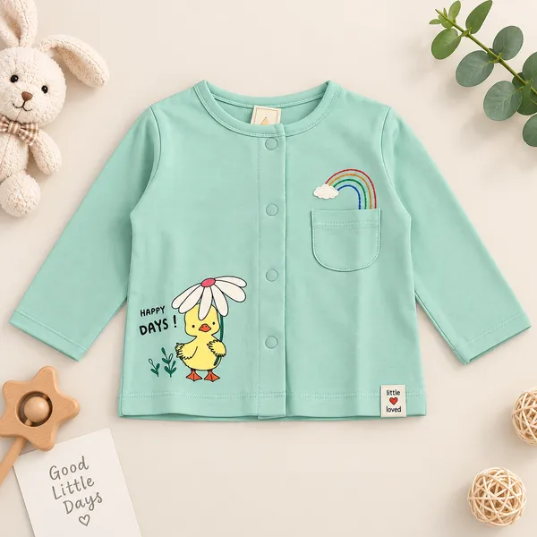 First_Smile_Baby_Unisex_Duck_Print_Cotton_Night_Suit_Set