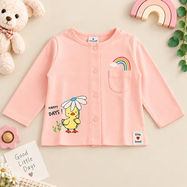 First_Smile_Baby_Unisex_Duck_Print_Cotton_Night_Suit_Set