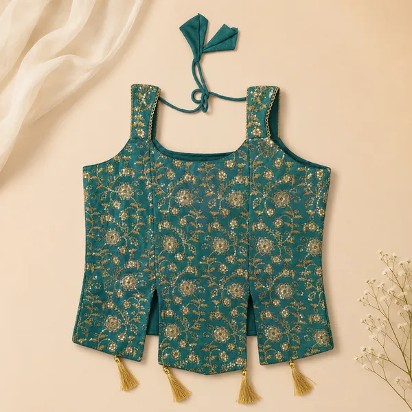 Girls_Embroidered_Crop_Top_&_Palazzo_Co-Ord_Set_|_Stylish_Sleeveless_Ethnic_Wear_for_Girls_|_Festive_Party_Wear_Kids_Outfit