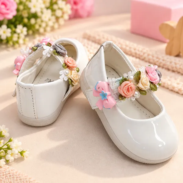 GIRLS_WHITE_FLORAL_STRAP_PARTY_WEAR_SHOES