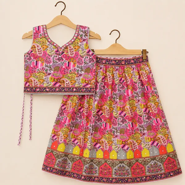 Girls_Printed_Crop_Top_with_Flared_Lehenga_Skirt_&_Dupatta_Ethnic_Co-Ord_Set