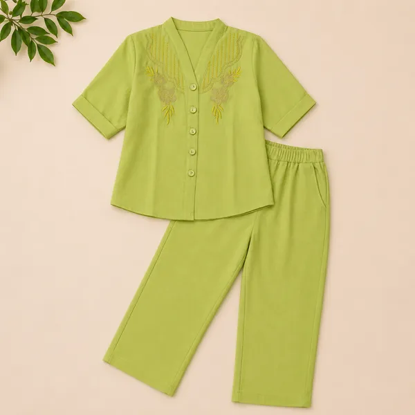 Rich_Rang_Girls_Embroidered_Cotton_Co-Ord_Set_with_Straight_Pants