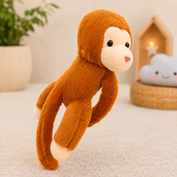 Light_Brown_Plush_Monkey_Soft_Toy_for_Kids__|_Ultra_Soft_Huggable_Baby_Safe_Plush_Doll_|_Gift_for_Boys_&_Girls