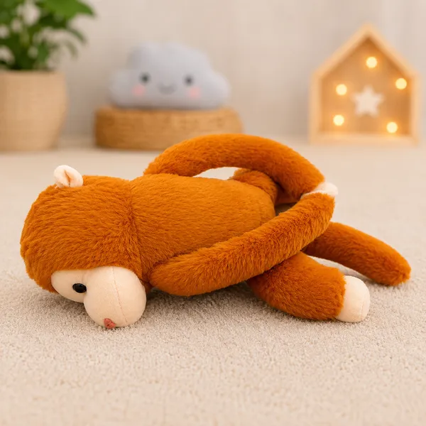Light_Brown_Plush_Monkey_Soft_Toy_for_Kids__|_Ultra_Soft_Huggable_Baby_Safe_Plush_Doll_|_Gift_for_Boys_&_Girls