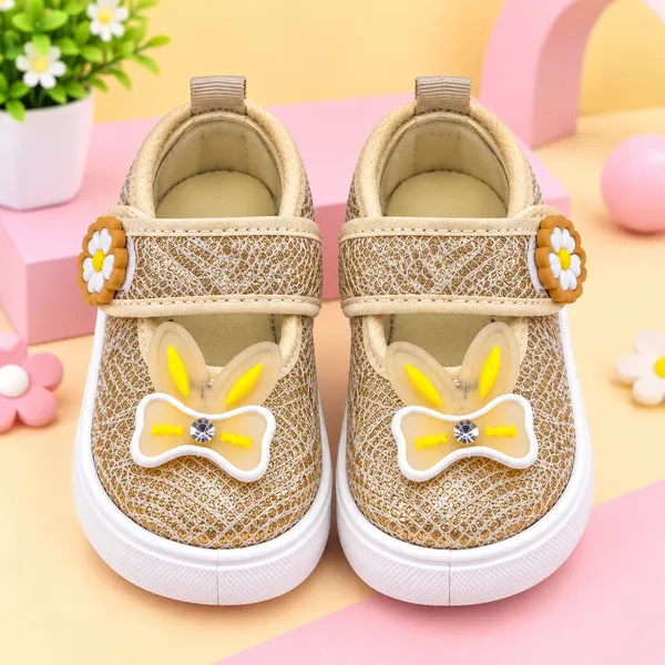 Girls_Beige_Butterfly_Bow_Velcro_Casual_Shoes
