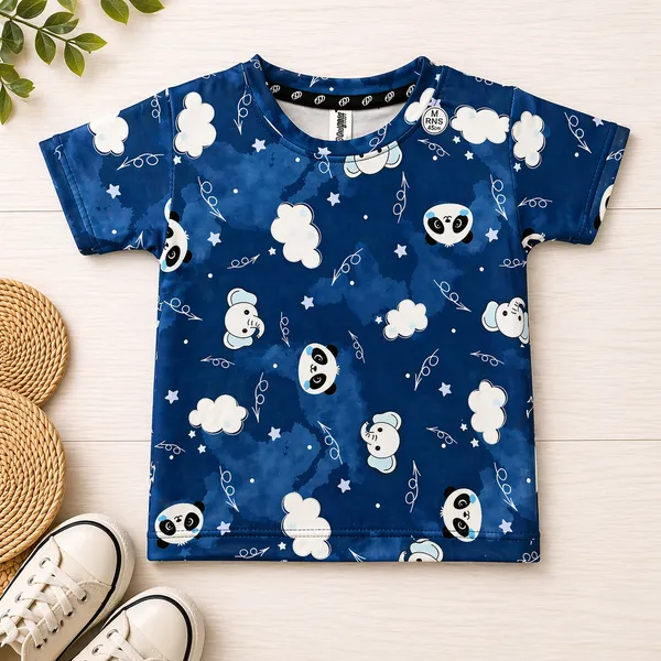 DOLPHIN_CUTE_CARTOON_PRINTED_KIDS_CO-ORD_SET_(T-SHIRT_&_SHORTS_COMBO)_FUN_SUMMER_COLLECTION