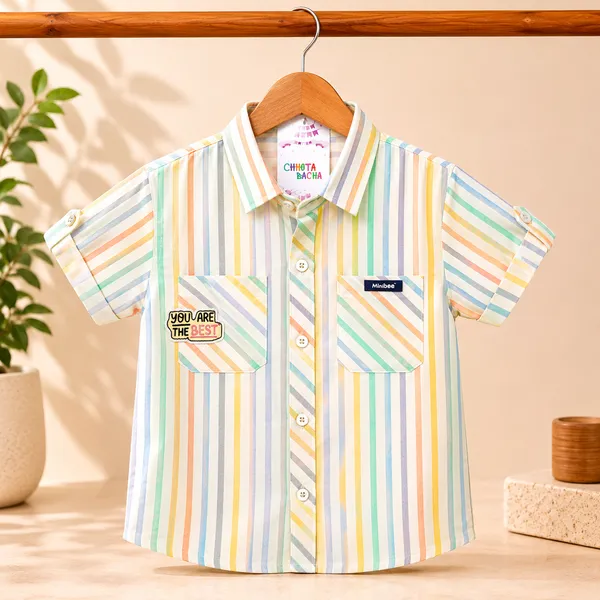 Miniboo_Stylish_Striped_Shirt_&_Lemon_Shorts_Set
