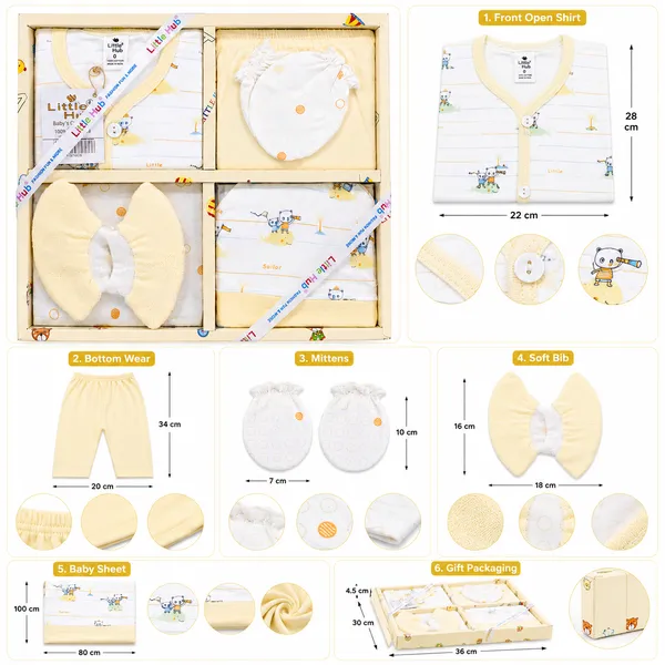Little_Hub_4_Pcs_Newborn_Baby_Gift_Set_100%_Cotton_Clothing_&_Towel_Combo_for_0-6_Months