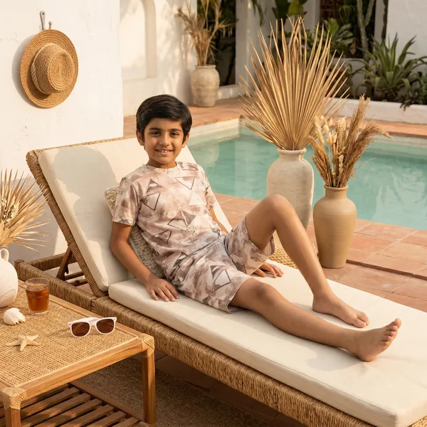 DOLPHIN_TRENDY_PRINTED_KIDS_CO-ORD_SET_(T-SHIRT_&_SHORTS_COMBO)_�_ABSTRACT_SUMMER_COLLECTION
