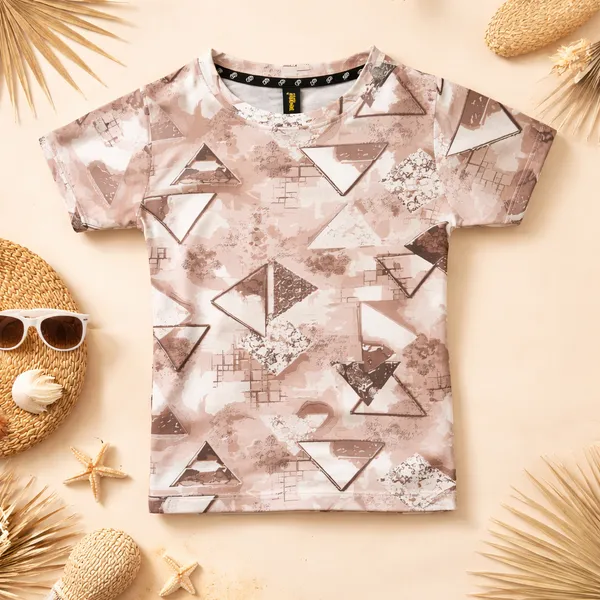 DOLPHIN_TRENDY_PRINTED_KIDS_CO-ORD_SET_(T-SHIRT_&_SHORTS_COMBO)_�_ABSTRACT_SUMMER_COLLECTION