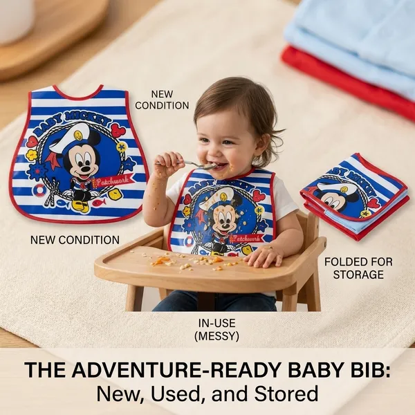 Disney_Mickey_Mouse_Waterproof_Baby_Feeding_Bib_Reusable_Mealtime_Apron_for_Babies_&_Toddlers
