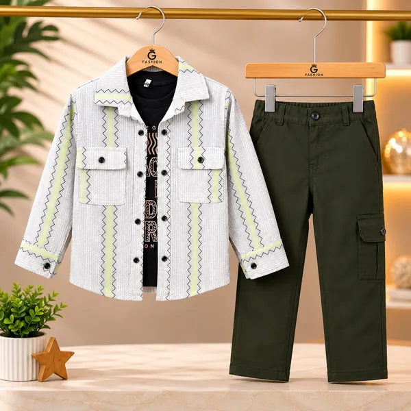 ZOORA_ZIGZAG_CARGO_SHIRT_&_INNER_TEE_|_3-PIECE_STYLISH_SET_FOR_BOYS