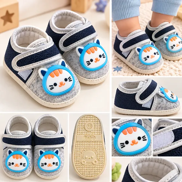 KIDS_CUTE_CAT_DESIGN_SOFT_BABY_BOOTIES