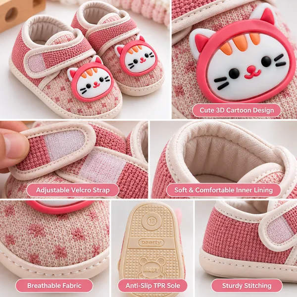 KIDS_CUTE_CAT_DESIGN_SOFT_BABY_BOOTIES