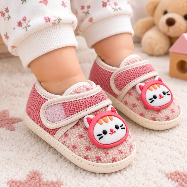 KIDS_CUTE_CAT_DESIGN_SOFT_BABY_BOOTIES