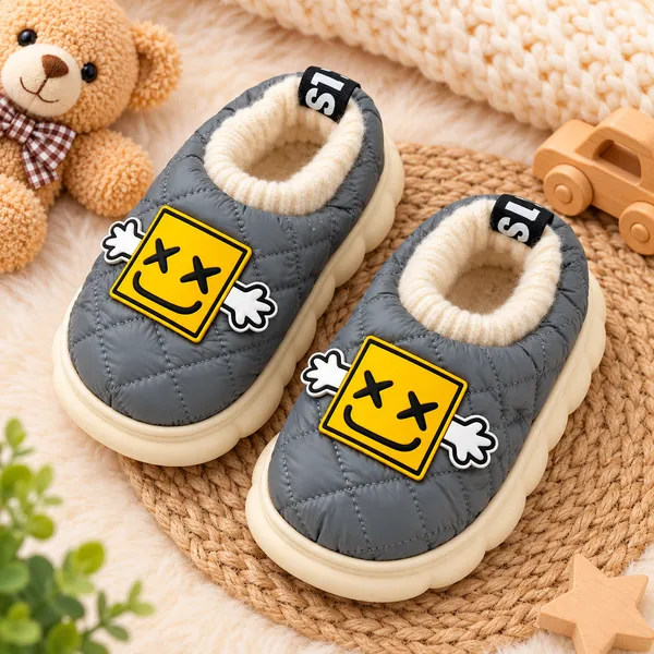 KIDS_QUILTED_WINTER_SHOES_WITH_SMILEY_PATCH
