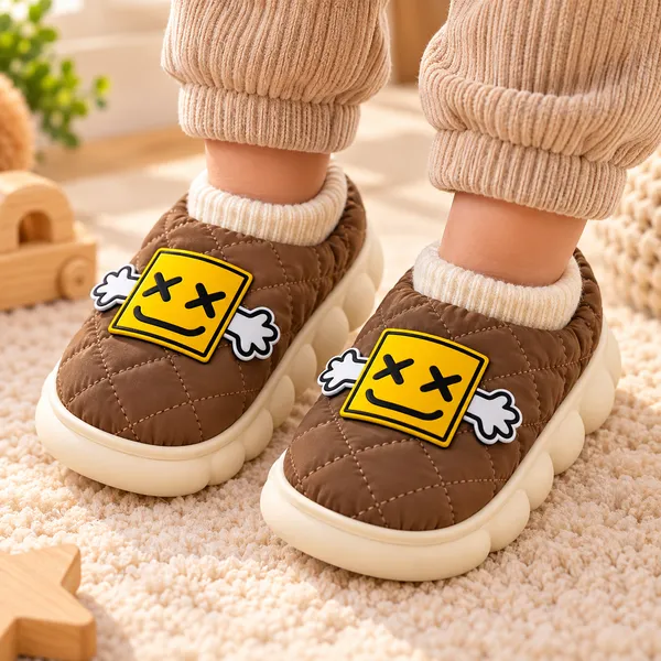 KIDS_QUILTED_WINTER_SHOES_WITH_SMILEY_PATCH
