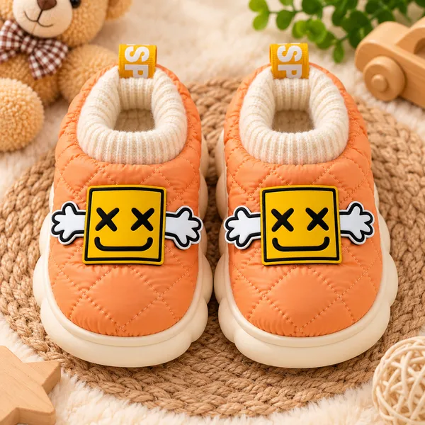 KIDS_QUILTED_WINTER_SHOES_WITH_SMILEY_PATCH