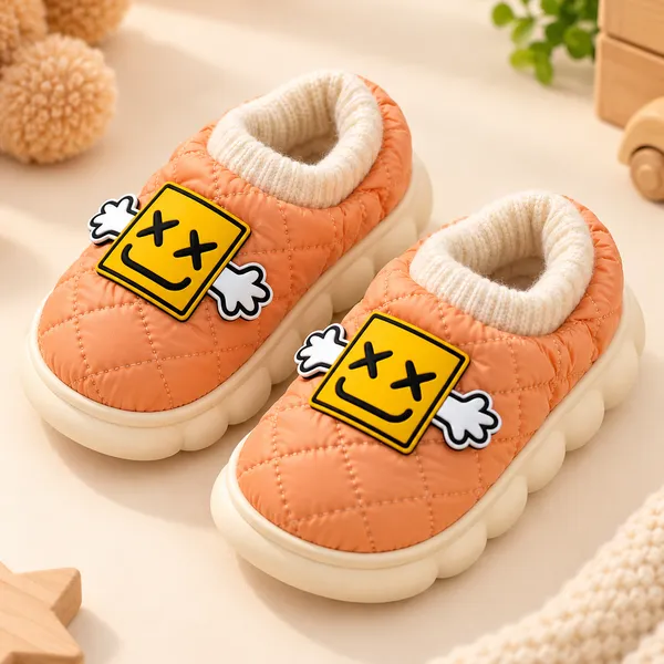 KIDS_QUILTED_WINTER_SHOES_WITH_SMILEY_PATCH