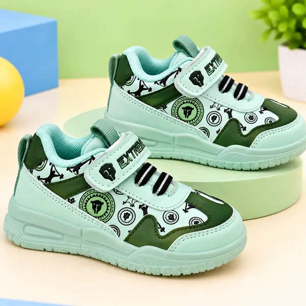 KIDS_TRENDY_MINT_GREEN_VELCRO_SNEAKERS