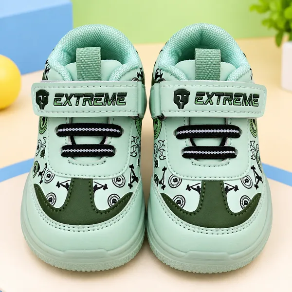 KIDS_TRENDY_MINT_GREEN_VELCRO_SNEAKERS