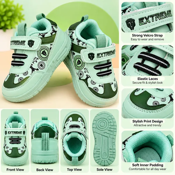 KIDS_TRENDY_MINT_GREEN_VELCRO_SNEAKERS