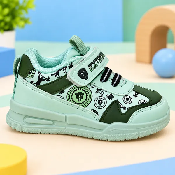 KIDS_TRENDY_MINT_GREEN_VELCRO_SNEAKERS