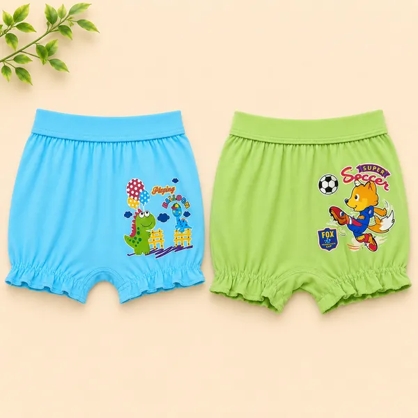James_&_Harper_Baby_Cotton_Bloomer_|_Soft_&_Breathable_Printed_Baby_Bloomers_Pack_Of_2