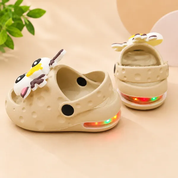 Kids_Beige_Lightweight_EVA_Clogs_with_Cute_Reindeer_Charm