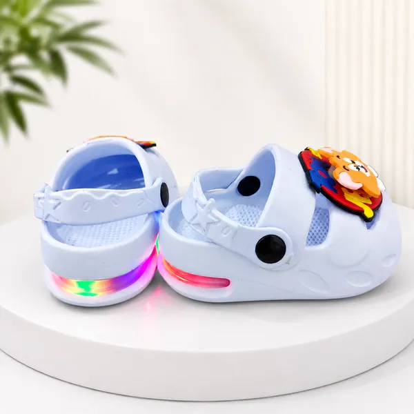 Kids_Ice_Blue_LED_Light-Up_EVA_Clogs_with_Cute_Mouse_Charm