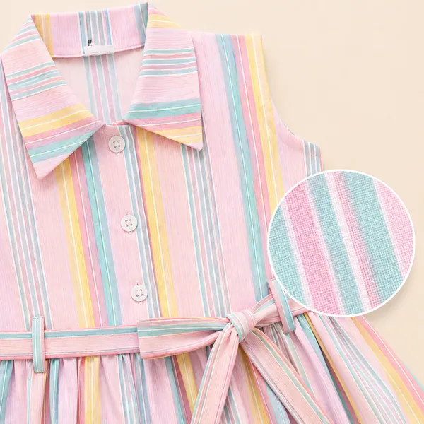 Girls_Striped_Shirt_Dress_with_Matching_Handbag_|_Sleeveless_Cotton_Casual_Dress_for_Kids