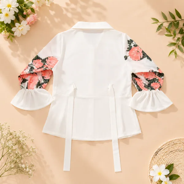 Girls_Floral_Print_Shirt_&_Flared_Plazo_Co-Ord_Set