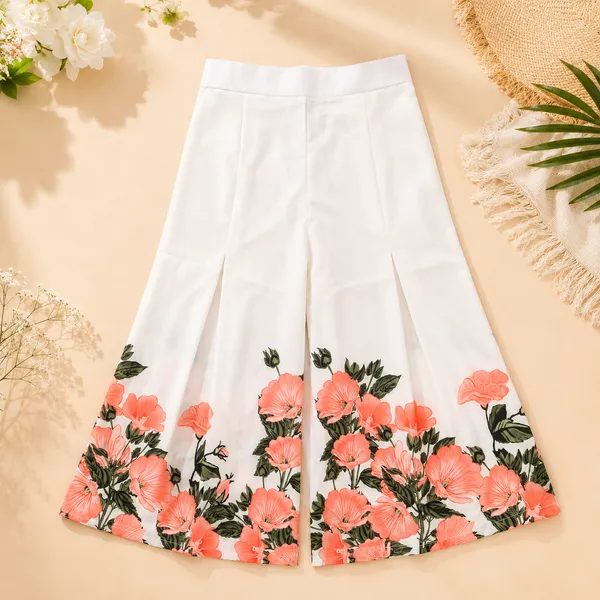 Girls_Floral_Print_Shirt_&_Flared_Plazo_Co-Ord_Set