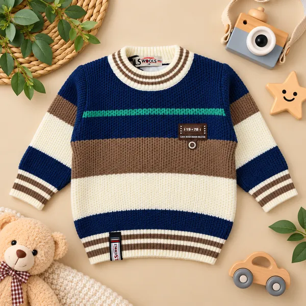 LS_Wools_Boys_Full_Sleeve_Striped_Sweater_With_Cargo_Pants_Set