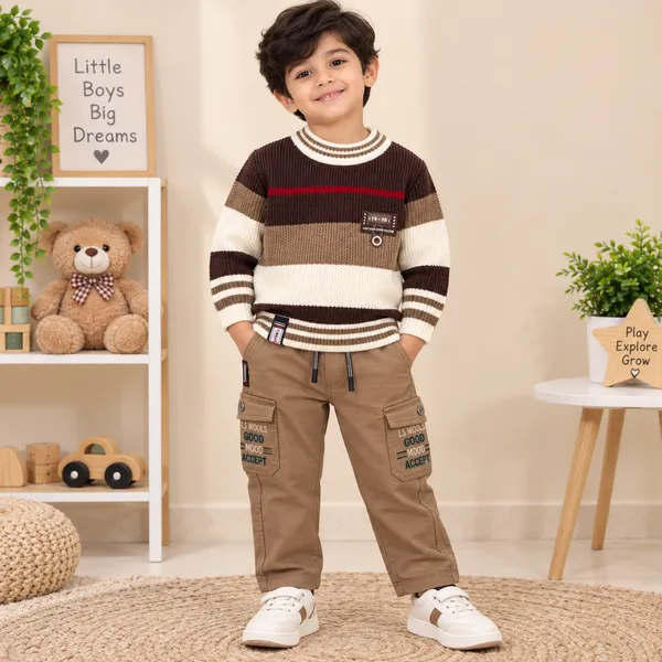 LS_Wools_Boys_Full_Sleeve_Striped_Sweater_With_Cargo_Pants_Set