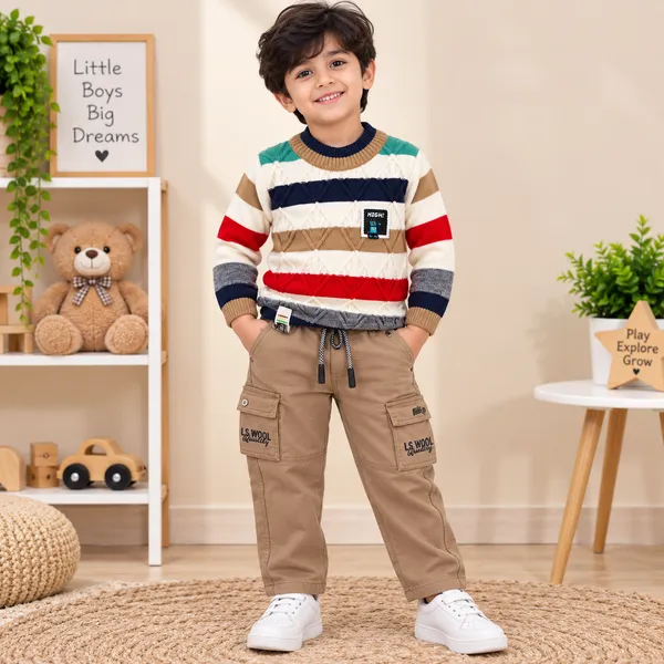 LS_Wools_Boys_Stylish_Full_Sleeve_Sweater_With_Cargo_Pants_Set