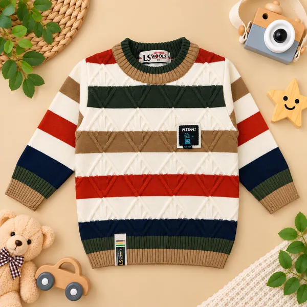 LS_Wools_Boys_Stylish_Full_Sleeve_Sweater_With_Cargo_Pants_Set